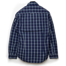 Load image into Gallery viewer, Navy blue check shirt
