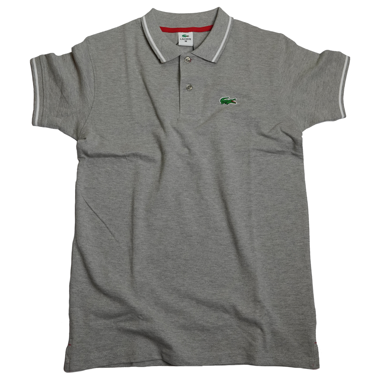 Slim fit grey polo