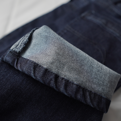 Carry dark blue denim