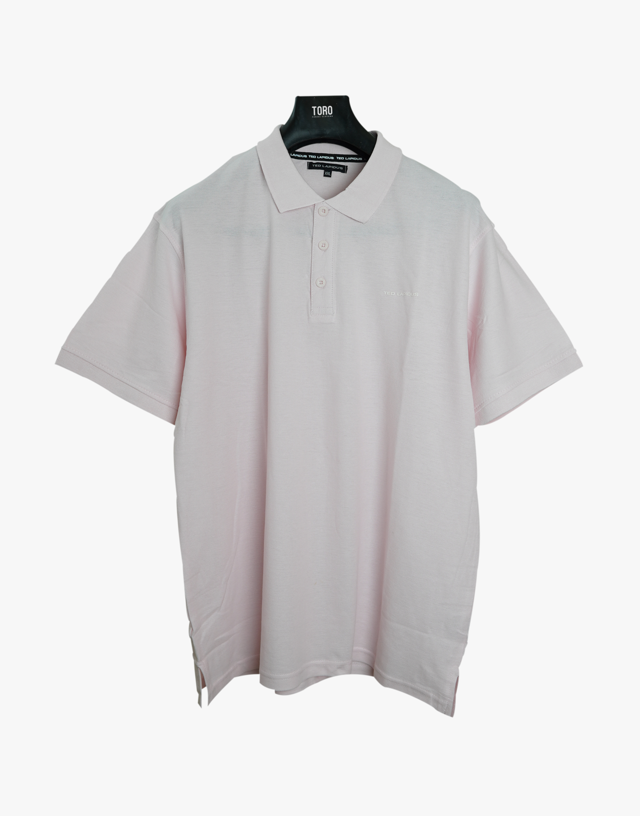 Baby pink polo shirt